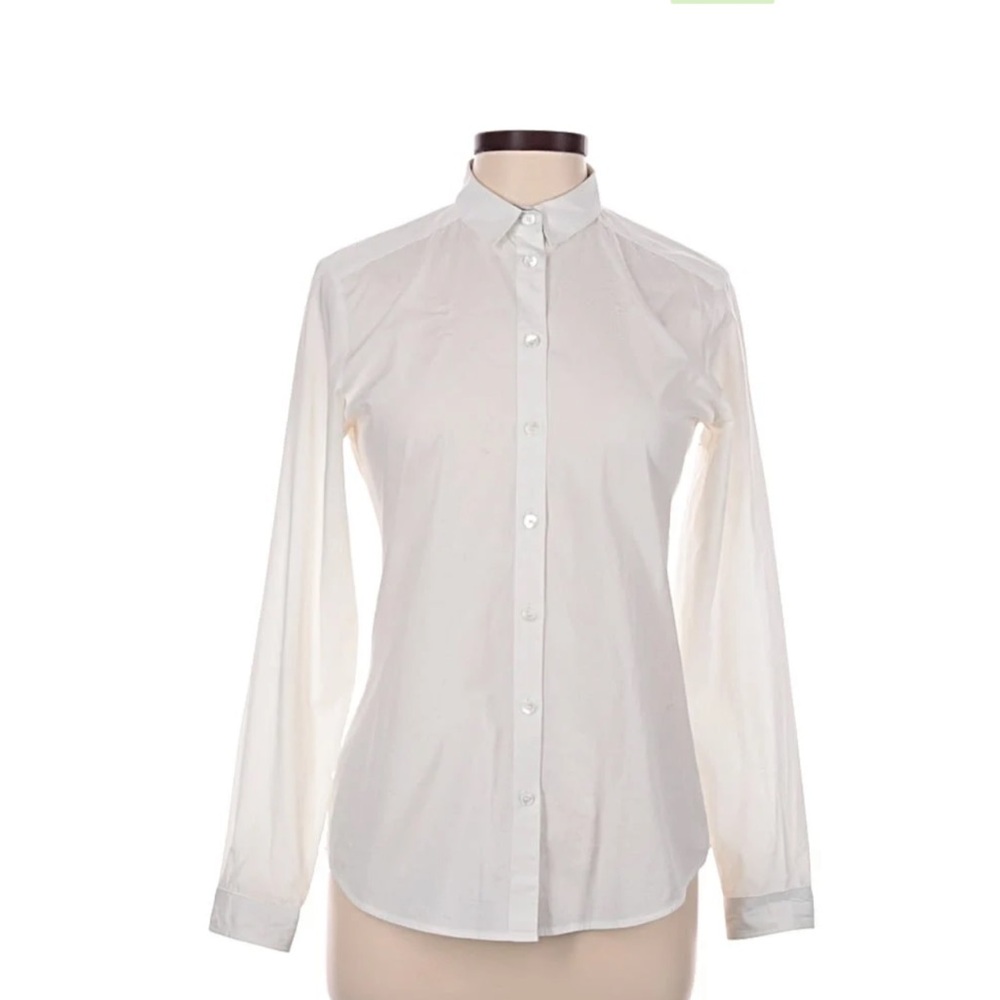 BURBERRY BRIT LADIES SHIRT XS NOVA CHECK TRIM COTTON